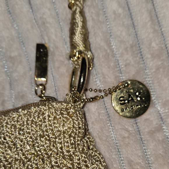 The Sak Metallic Gold Clutch with Chain Strap - Picture 6 of 6